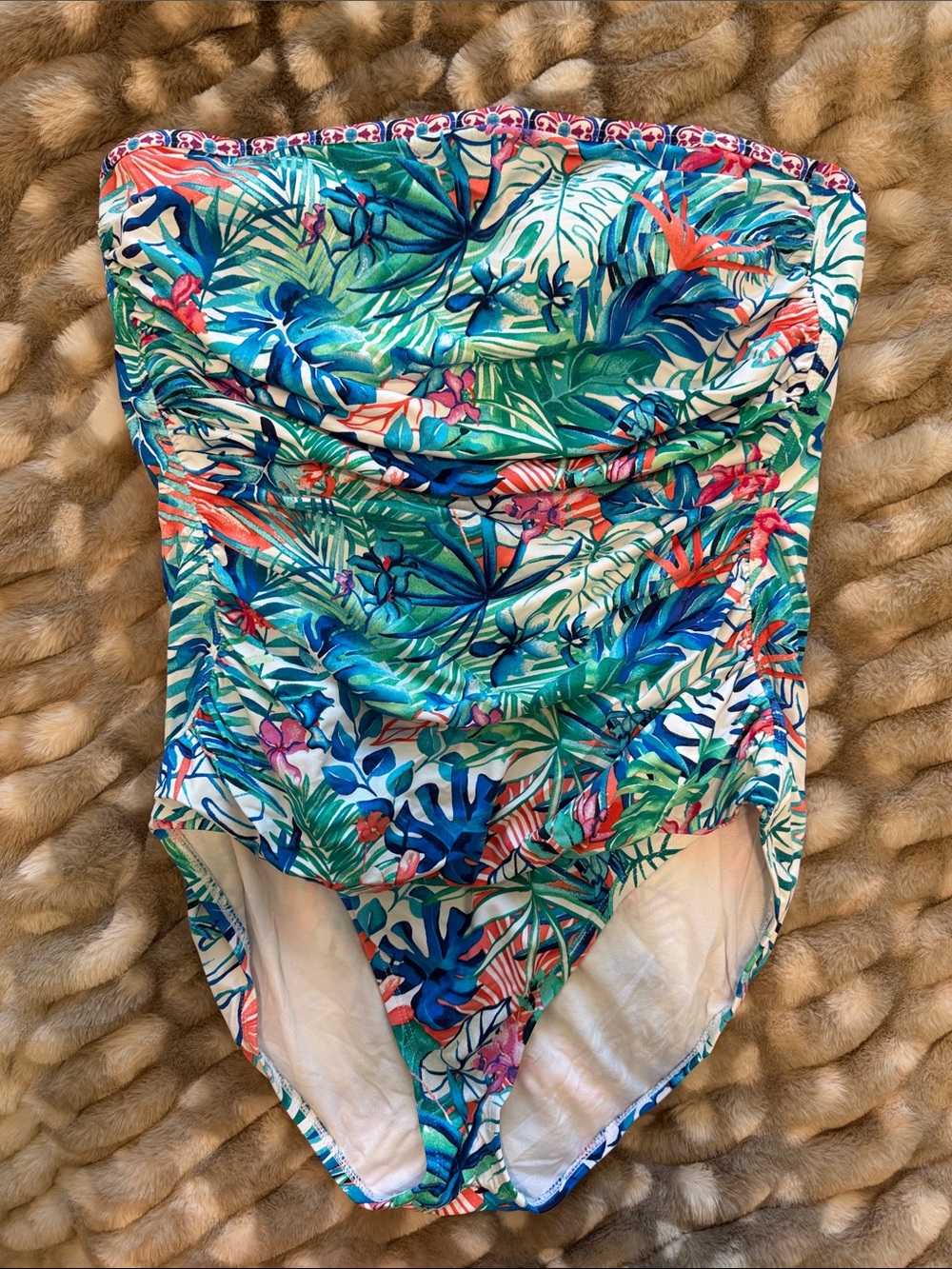 Tommy Bahama Tropical Print One-Piece Swimsuit in Multicolor